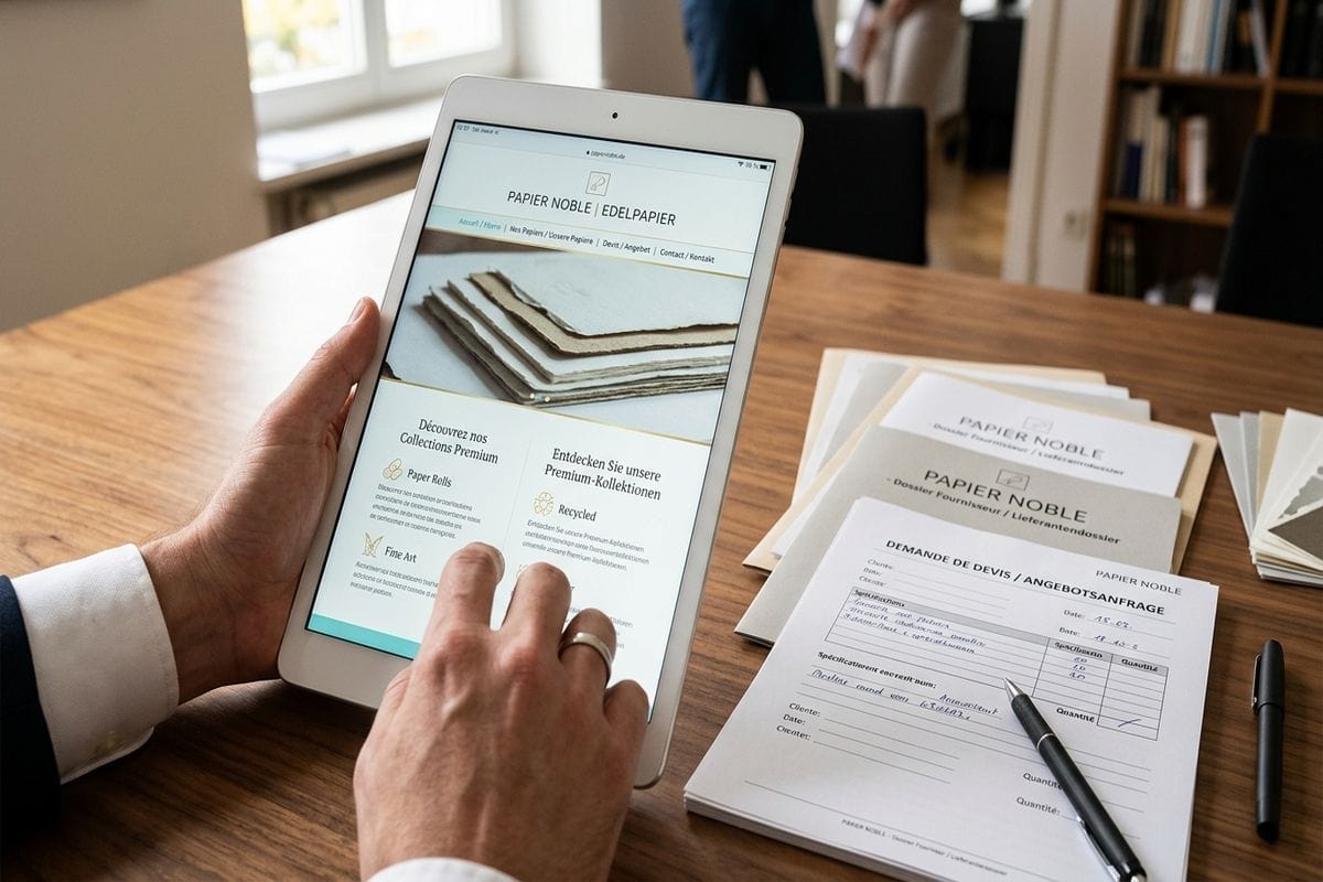 Agence web Strasbourg : tablette site bilingue francais allemand