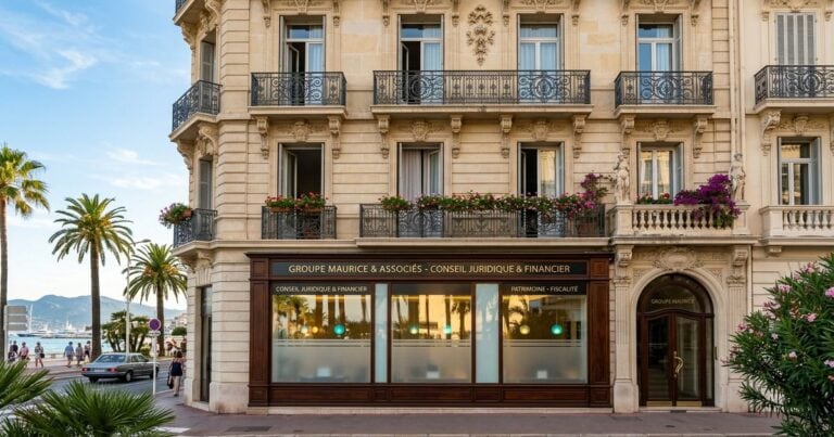 Agence web cannes : facade Belle Epoque sur la Cote d'Azur