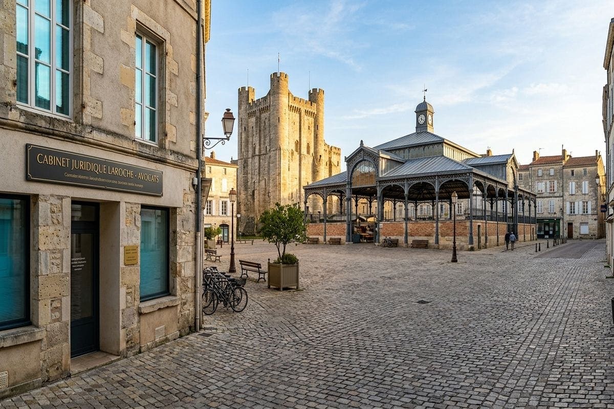 Agence web niort — façade en pierre de taille Deux-Sèvres au matin pour PME industrielle francophone
