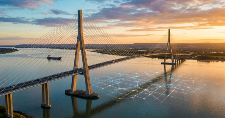 Agence web Normandie : pont de Normandie avec maillage digital pour PME 2026