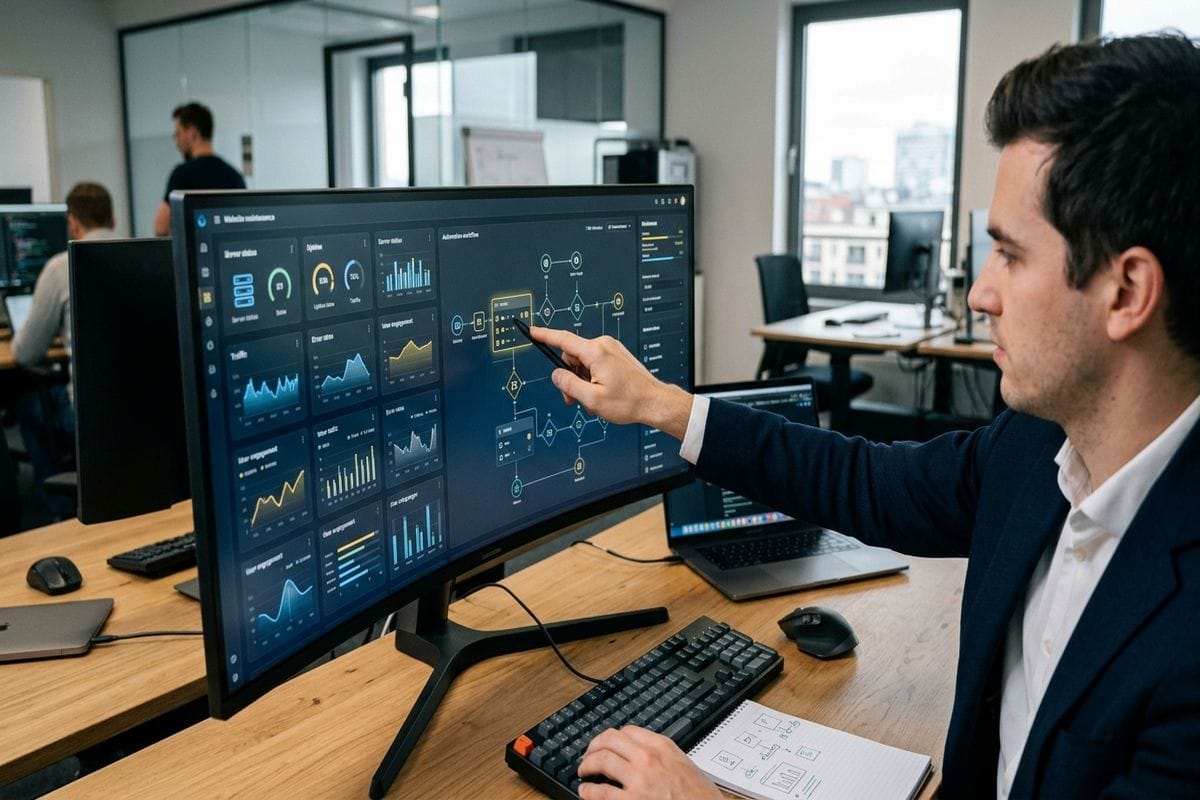 agence web aix en provence maintenance dashboard