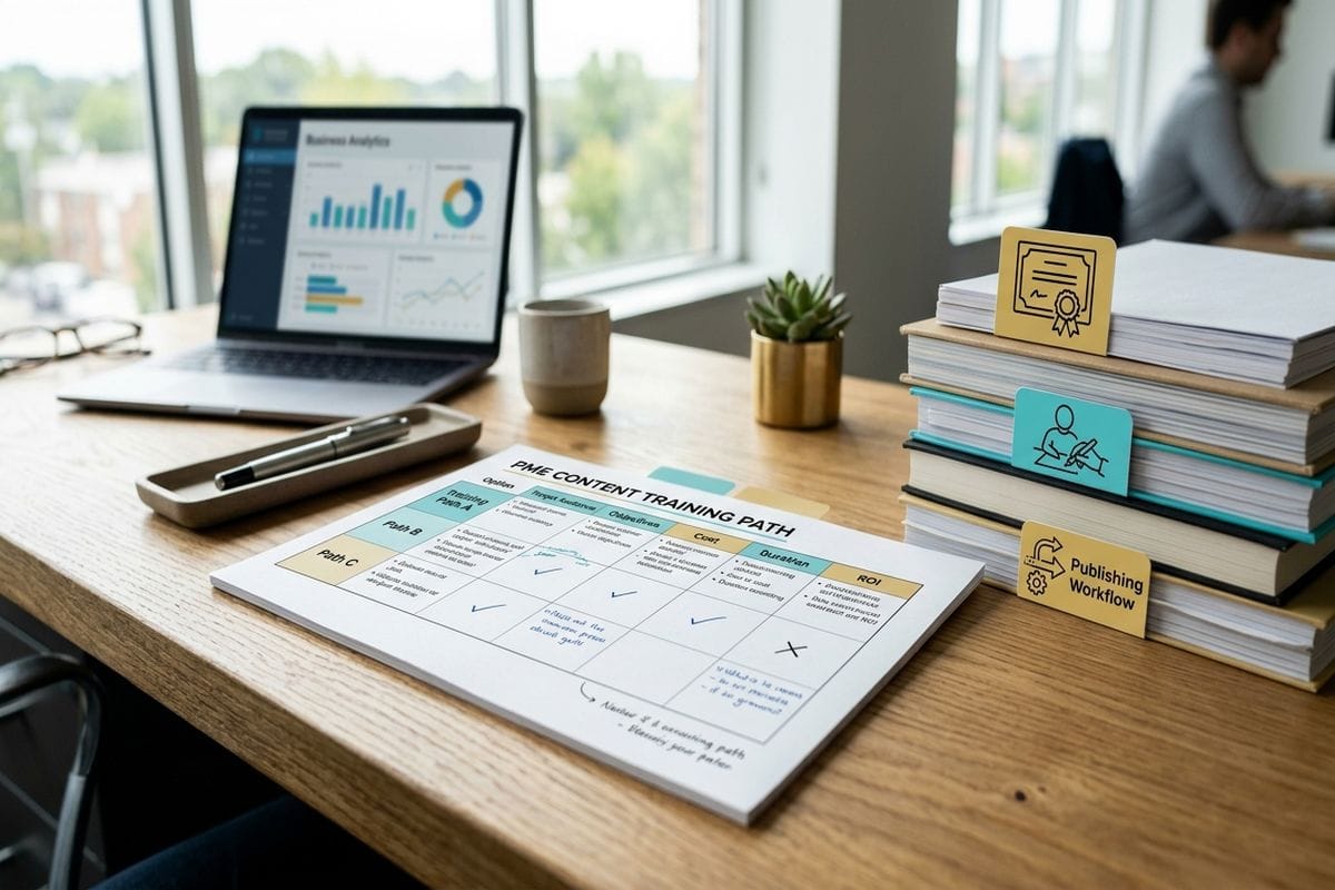 formation rédacteur web tableau de decision PME