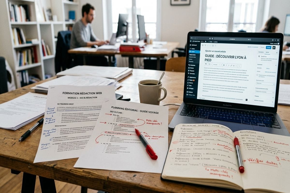 formation rédaction web livrables SEO