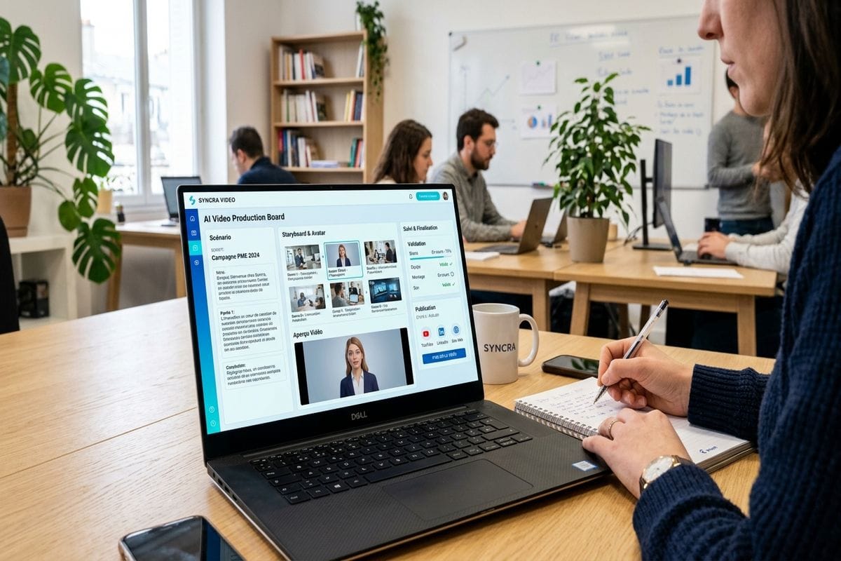 générateur video IA avec script validation et publication