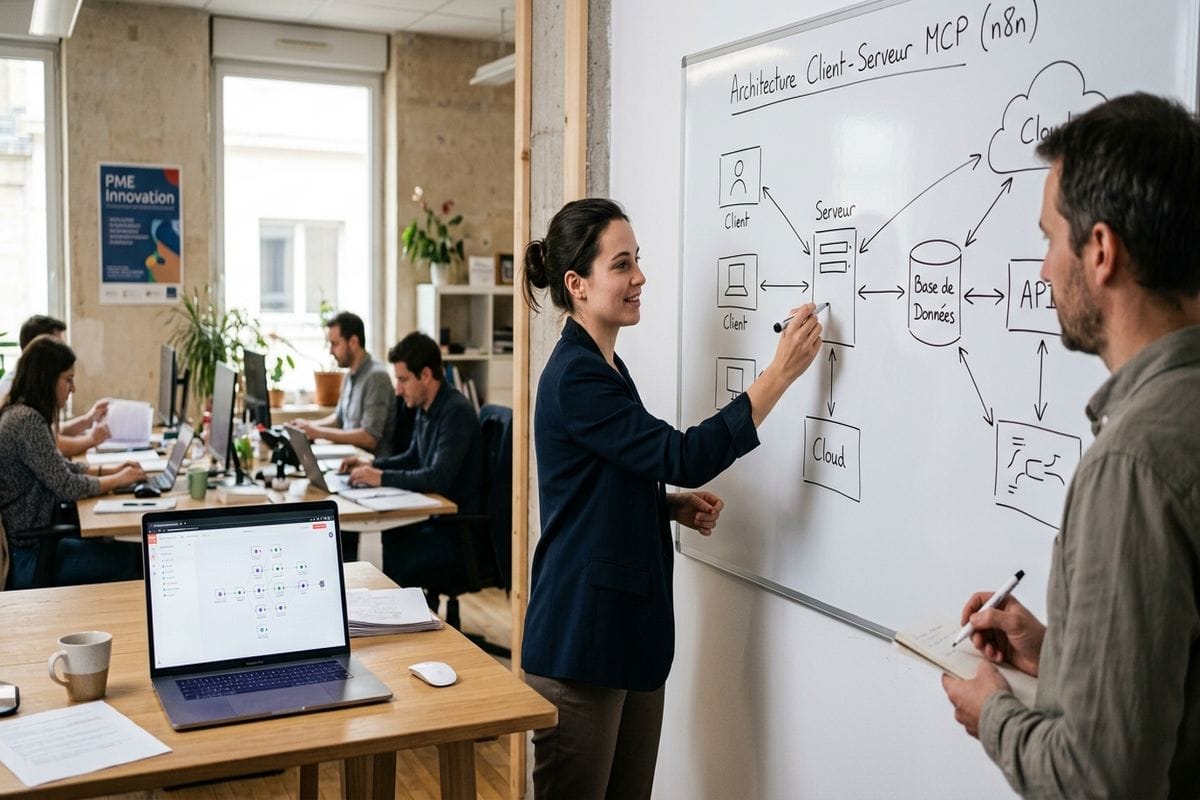 n8n mcp architecture client serveur pour PME
